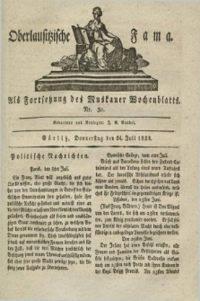 Oberlausitzische Fama : als Fortsetzung des Muskauer Wochenblatts. 1828, Nr. 30 (24 Juli)