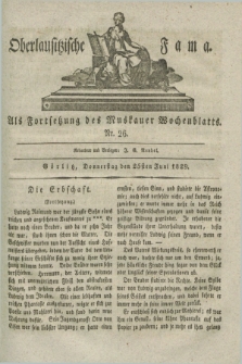 Oberlausitzische Fama : als Fortsetzung des Muskauer Wochenblatts. 1829, Nr. 26 (25 Juni)