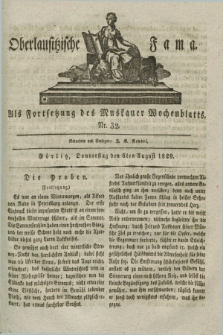 Oberlausitzische Fama : als Fortsetzung des Muskauer Wochenblatts. 1829, Nr. 32 (6 August)