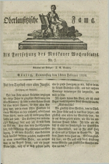 Oberlausitzische Fama : als Fortsetzung des Muskauer Wochenblatts. 1830, Nr. 7 (18 Februar)