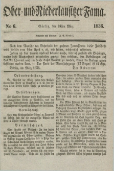 Ober- und Niederlausitzer Fama. 1836, No 6 (24 März) + dod.