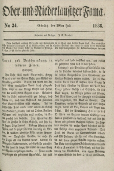 Ober- und Niederlausitzer Fama. 1836, No 24 (20 Juli)