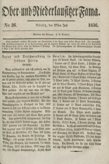 Ober- und Niederlausitzer Fama. 1836, No 26 (27 Juli)
