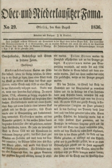 Ober- und Niederlausitzer Fama. 1836, No 29 (6 August)