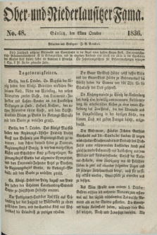 Ober- und Niederlausitzer Fama. 1836, No 48 (12 October)