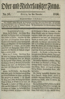 Ober- und Niederlausitzer Fama. 1836, No 54 (2 November)