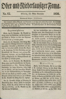 Ober- und Niederlausitzer Fama. 1836, No 62 (30 November)