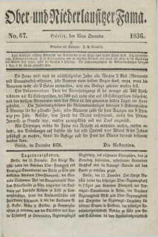 Ober- und Niederlausitzer Fama. 1836, No 67 (17 December)
