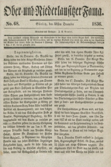 Ober- und Niederlausitzer Fama. 1836, No 68 (21 December)