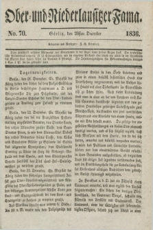 Ober- und Niederlausitzer Fama. 1836, No 70 (28 December)