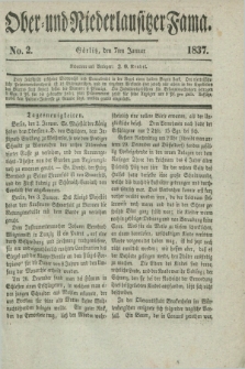 Ober- und Niederlausitzer Fama. 1837, No. 2 (7 Januar)