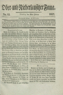 Ober- und Niederlausitzer Fama. 1837, No. 12 (11 Februar)