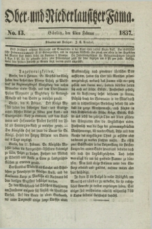 Ober- und Niederlausitzer Fama. 1837, No. 13 (15 Februar)