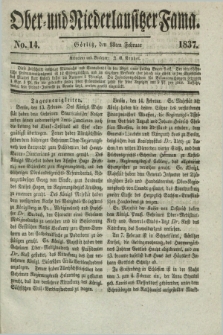 Ober- und Niederlausitzer Fama. 1837, No. 14 (18 Februar)