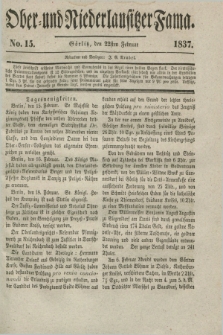 Ober- und Niederlausitzer Fama. 1837, No. 15 (22 Februar)