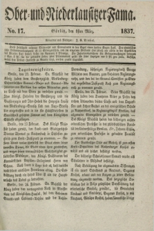 Ober- und Niederlausitzer Fama. 1837, No. 17 (1 März)