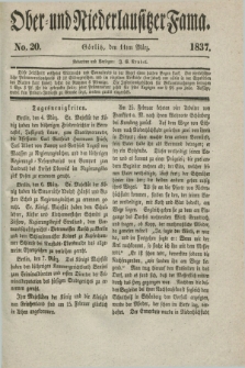 Ober- und Niederlausitzer Fama. 1837, No. 20 (11 März)