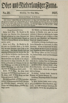 Ober- und Niederlausitzer Fama. 1837, No. 21 (15 März)