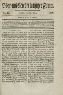 Ober- und Niederlausitzer Fama. 1837, No. 23 (22 März)