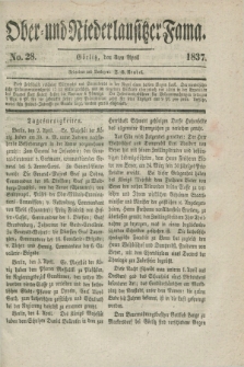 Ober- und Niederlausitzer Fama. 1837, No. 28 (8 April)