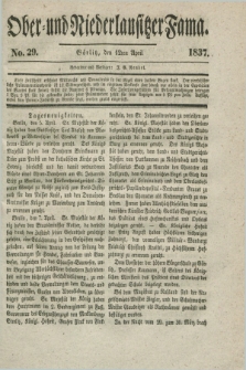 Ober- und Niederlausitzer Fama. 1837, No. 29 (12 April)