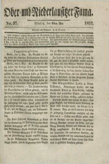 Ober- und Niederlausitzer Fama. 1837, No. 37 (10 Mai)