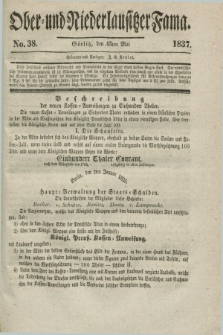 Ober- und Niederlausitzer Fama. 1837, No. 38 (13 Mai)