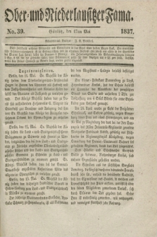 Ober- und Niederlausitzer Fama. 1837, No. 39 (17 Mai)