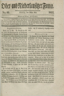 Ober- und Niederlausitzer Fama. 1837, No. 40 (20 Mai)