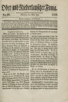 Ober- und Niederlausitzer Fama. 1837, No. 48 (17 Juni)