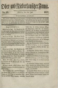 Ober- und Niederlausitzer Fama. 1837, No. 53 (5 Juli)