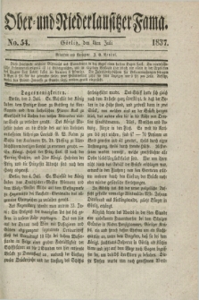 Ober- und Niederlausitzer Fama. 1837, No. 54 (8 Juli)