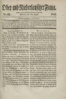 Ober- und Niederlausitzer Fama. 1837, No. 62 (5 August)