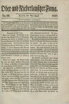 Ober- und Niederlausitzer Fama. 1837, No. 64 (12 August)