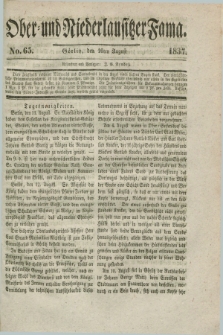 Ober- und Niederlausitzer Fama. 1837, No. 65 (16 August)