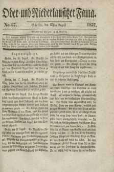 Ober- und Niederlausitzer Fama. 1837, No. 67 (23 August)