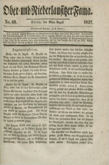 Ober- und Niederlausitzer Fama. 1837, No. 68 (26 August)