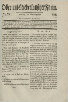 Ober- und Niederlausitzer Fama. 1837, No. 73 (13 September)