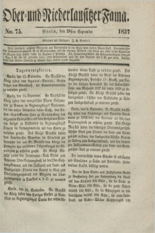 Ober- und Niederlausitzer Fama. 1837, No. 75 (20 September)