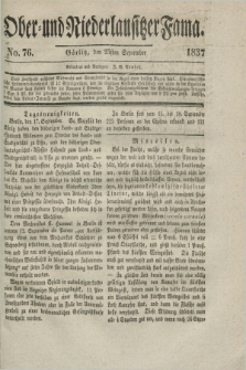 Ober- und Niederlausitzer Fama. 1837, No. 76 (23 September)