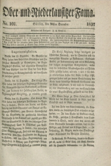 Ober- und Niederlausitzer Fama. 1837, No. 101 (20 December)