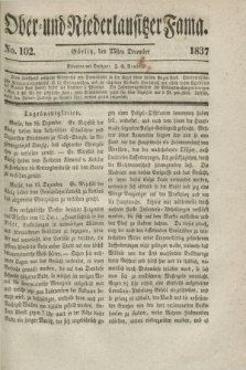 Ober- und Niederlausitzer Fama. 1837, No. 102 (23 December)