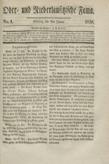 Ober- und Niederlausitzer Fama. 1838, No. 1 (3 Januar)