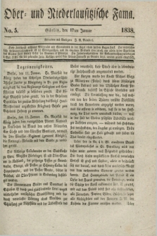 Ober- und Niederlausitzer Fama. 1838, No. 5 (17 Januar)