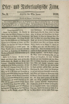 Ober- und Niederlausitzer Fama. 1838, No. 8 (27 Januar)