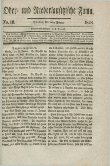 Ober- und Niederlausitzer Fama. 1838, No. 10 (3 Februar)