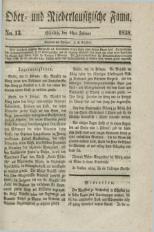 Ober- und Niederlausitzer Fama. 1838, No. 13 (14 Februar)