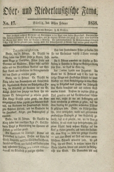 Ober- und Niederlausitzer Fama. 1838, No. 17 (28 Februar)