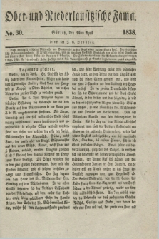 Ober- und Niederlausitzer Fama. 1838, No. 30 (14 April)