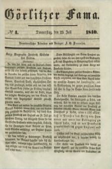 Görlitzer Fama. 1840, № 4 (23 Juli)
